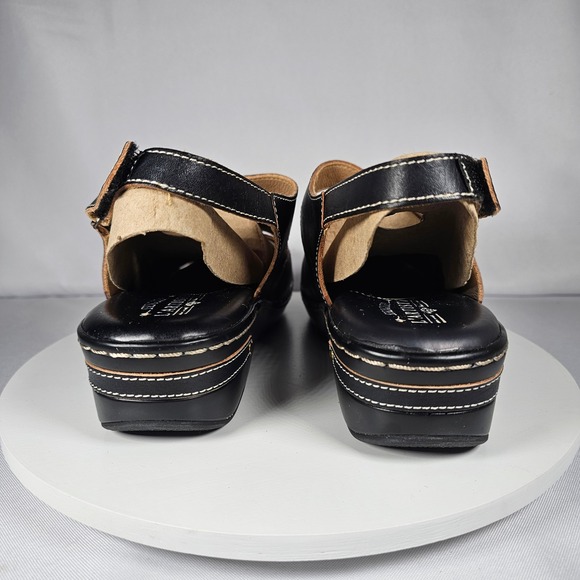 L'Artiste by Spring Step Sandals Leather Comfort Adjustable Slingback Size 41 - Picture 3 of 8